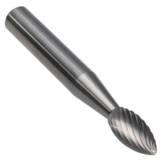 SH-2DC ||  5/16 Diameter, Doublecut SH - Flame Shape Burs