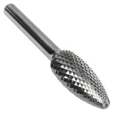 SH-5FM ||  1/2 Diameter, Alumacut SH - Flame Shape Burs