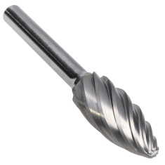 SH-5L6DC ||  1/2 Diameter, Doublecut SH - Flame Shape Burs