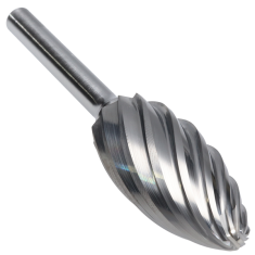 SH-7FM ||  3/4 Diameter, Alumacut SH - Flame Shape Burs