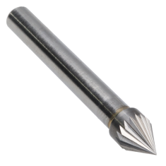 SJ-2SC ||  5/16 Diameter, Singlecut SJ - 60 Degree Included Cone Burs
