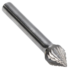 SJ-3DC ||  3/8 Diameter, Doublecut SJ - 60 Degree Included Cone Burs