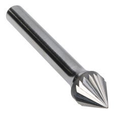 SJ-3SC ||  3/8 Diameter, Singlecut SJ - 60 Degree Included Cone Burs