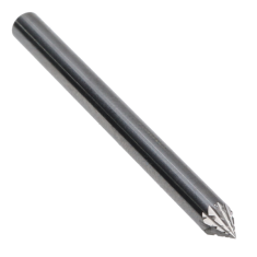 SJ-42DC ||  1/8 Diameter, Doublecut SJ - 60 Degree Included Cone Burs