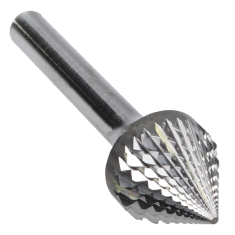 SJ-6FM ||  5/8 Diameter, Alumacut SJ - 60 Degree Included Cone Burs