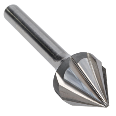 SJ-6FM ||  5/8 Diameter, Alumacut SJ - 60 Degree Included Cone Burs
