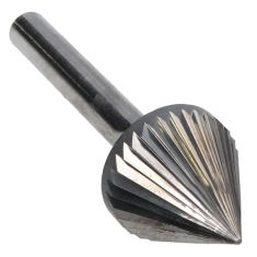 SJ-7SC ||  3/4 Diameter, Singlecut SJ - 60 Degree Included Cone Burs