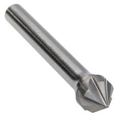 SK-3FM ||  3/8 Diameter, Alumacut SK - 90 Degree Included Cone Burs
