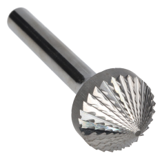 SK-6FM ||  5/8 Diameter, Alumacut SK - 90 Degree Included Cone Burs