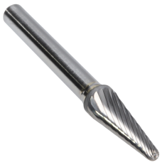 SL-3DC ||  3/8 Diameter, Doublecut SL - Radius Cone Shape Burs - 14 Degree