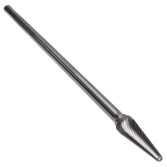 SL-3MMSC ||  9.5mm Diameter, Singlecut SL - Radius Cone Shape Burs - 14 Degree