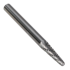 SL-42DC ||  1/8 Diameter, Doublecut SL - Radius Cone Shape Burs - 8 Degree