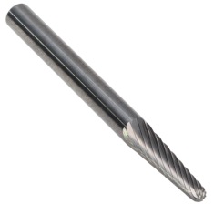 SL-4CB ||  1/2 Diameter, Chipbreaker SL - Radius Cone Shape Burs - 14 Degree