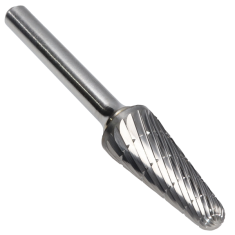 SL-4DC ||  1/2 Diameter, Doublecut SL - Radius Cone Shape Burs - 14 Degree