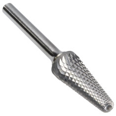 SL-4FM ||  1/2 Diameter, Alumacut SL - Radius Cone Shape Burs - 14 Degree