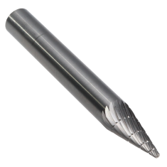 SM-1MMCB ||  6mm Diameter, Chipbreaker SM - Pointed Cone Shape Burs - 12 Degree