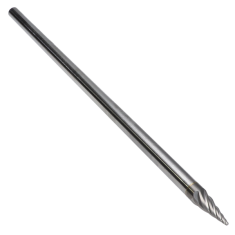 SM-1MMSC ||  6mm Diameter, Singlecut SM - Pointed Cone Shape Burs - 12 Degree