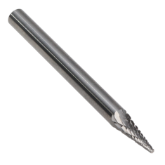 SM-41DC ||  1/8 Diameter, Doublecut SM - Pointed Cone Shape Burs - 12 Degree