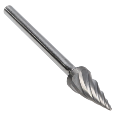 SM-51MMFM ||  6.3mm Diameter, Alumacut SM - Pointed Cone Shape Burs - 22 Degree