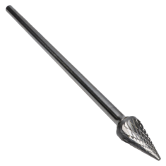 SM-5L6FM ||  1/2 Diameter, Alumacut SM - Pointed Cone Shape Burs - 14 Degree