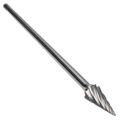 SM-5L6FM ||  1/2 Diameter, Alumacut SM - Pointed Cone Shape Burs - 14 Degree