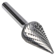 SM-6MMDC ||  16mm Diameter, Doublecut SM - Pointed Cone Shape Burs - 31 Degree