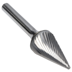 SN-1DC ||  1/4 Diameter, Doublecut SN - Inverted Cone Shape Burs - 10 Degree