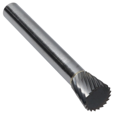 SN-2SC ||  3/8 Diameter, Singlecut SN - Inverted Cone Shape Burs - 15 Degree