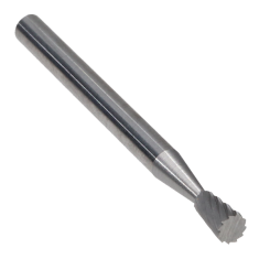 SN-4DC ||  1/2 Diameter, Doublecut SN - Inverted Cone Shape Burs - 28 Degree