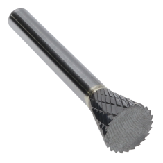 SN-4DM ||  1/2 Diameter, Diamondcut SN - Inverted Cone Shape Burs - 28 Degree
