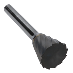 SN-7MMSC ||  19mm Diameter, Singlecut SN - Inverted Cone Shape Burs - 30 Degree