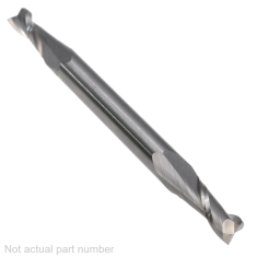 301-104 ||  4mm Diameter, Uncoated Square Double End Endmills