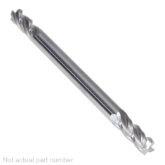 301-302 ||  3mm Diameter, Uncoated Square Double End Endmills