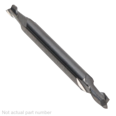 302-106 ||  2mm Diameter, Uncoated Square Double End Endmills