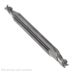 302-306 ||  2mm Diameter, Uncoated Square Double End Endmills