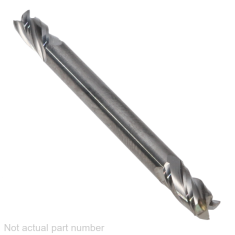 302-310 ||  3mm Diameter, Uncoated Square Double End Endmills