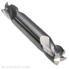 302-332 ||  12mm Diameter, Uncoated Square Double End Endmills