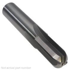 303-216 ||  16mm Diameter, Uncoated Ball End Straight Flute Endmills