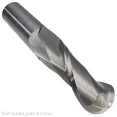 204-068 ||  1 Diameter, Uncoated Ball Endmills