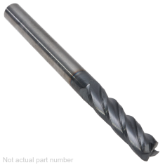 204-432-1 ||  1/4 Diameter, PowerA Corner Radius Endmills