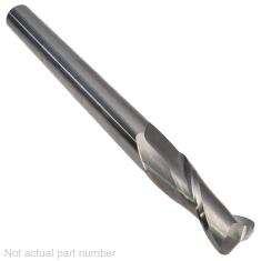 204-585 ||  1/2 Diameter, Uncoated Corner Radius Endmills