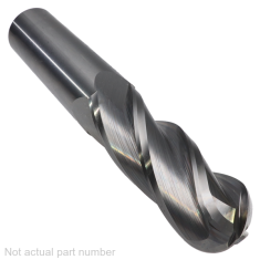 206-068 ||  1 Diameter, Uncoated Ball Endmills