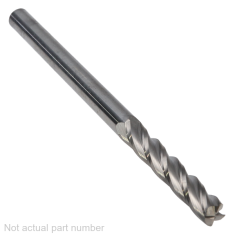 206-411 ||  3/16 Diameter, Uncoated Corner Radius Endmills