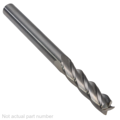 206-431 ||  1/4 Diameter, Uncoated Corner Radius Endmills