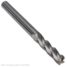 206-434 ||  1/4 Diameter, Uncoated Corner Radius Endmills
