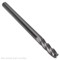 206-444 ||  1/4 Diameter, Uncoated Corner Radius Endmills