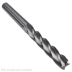 206-565 ||  7/16 Diameter, Uncoated Corner Radius Endmills