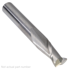 309-451 ||  8mm Diameter, Uncoated Corner Radius Endmills