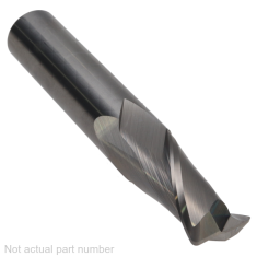 309-474 ||  12mm Diameter, Uncoated Corner Radius Endmills