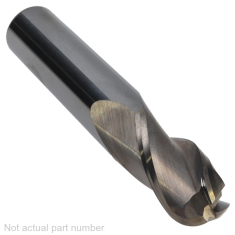 210-064 ||  9/16 Diameter, Uncoated Ball Endmills